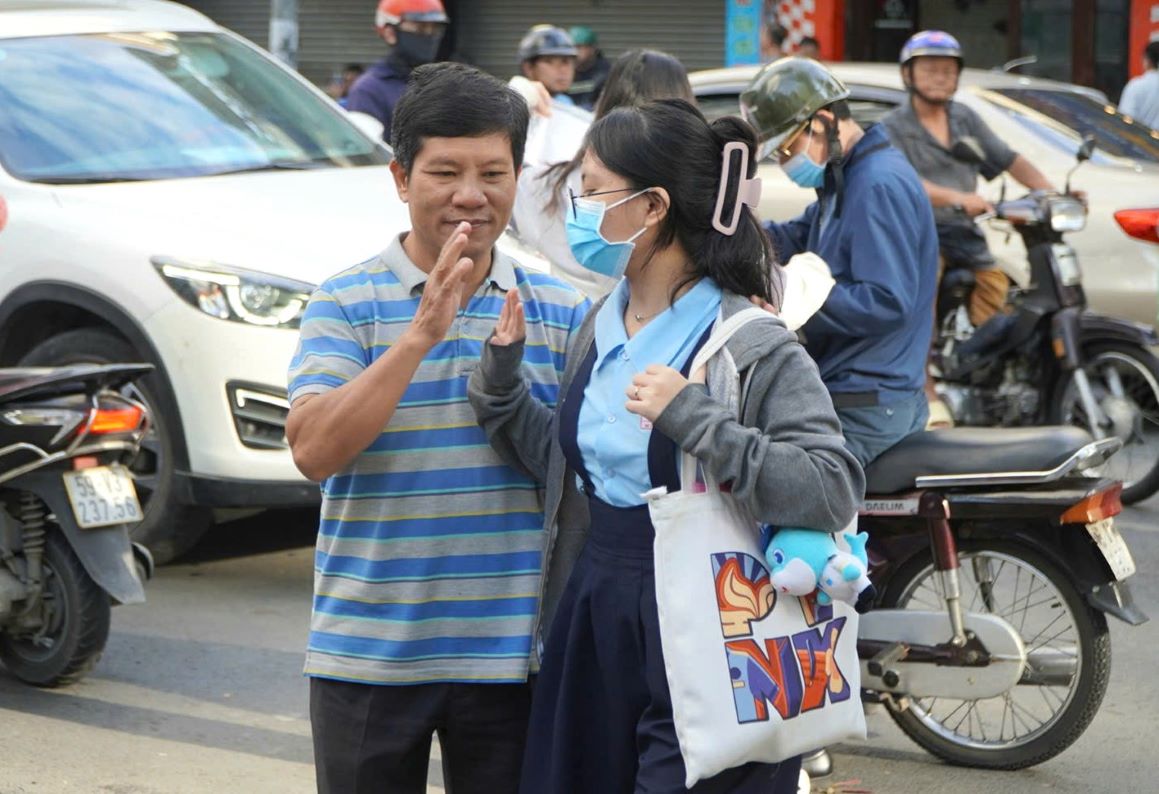 Thi sinh du thi vao Truong Pho thong Nang khieu nam hoc 2025-2026. Anh: Chan Phuc