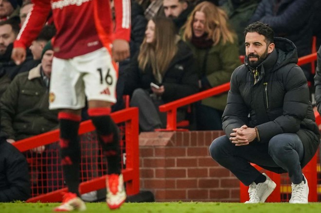 Ban lanh dao Man United lieu con du su kien nhan voi Amorim? Anh: AFP