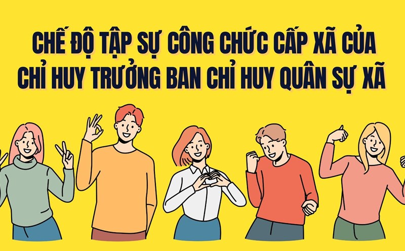 The Commander of the Commune Military Command does not have to implement the commune-level civil service training regime. Graphics: Tra My