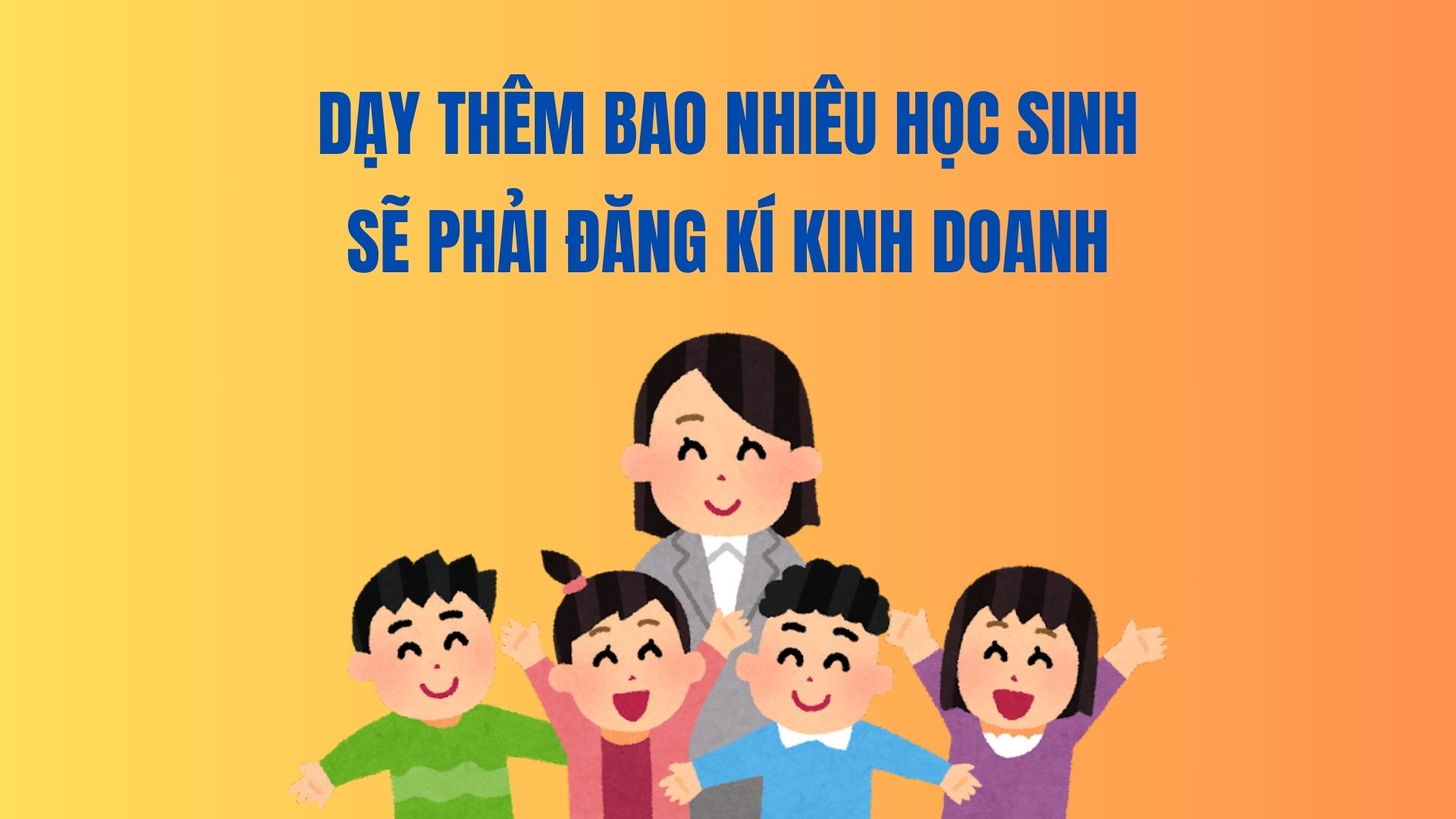 Teaching how many more students will have to register for business