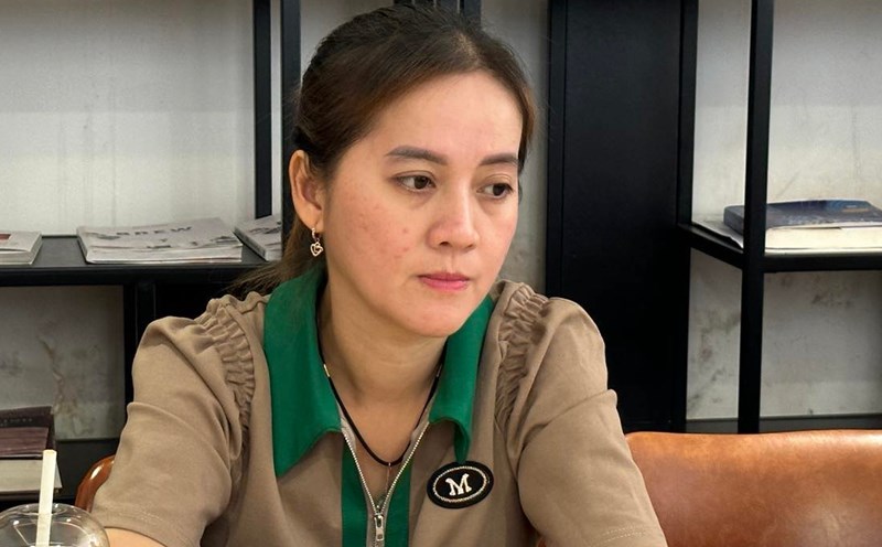 Hong Loan - adopted daughter of artist Vu Linh. Photo: Dong Du.