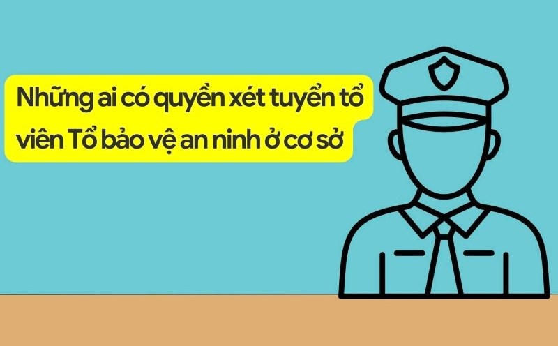 The Chairman of the Commune Veterans Association did not participate in the recruitment of members of the Security and Order Protection Team at the grassroots level. Graphics: Nam Duong