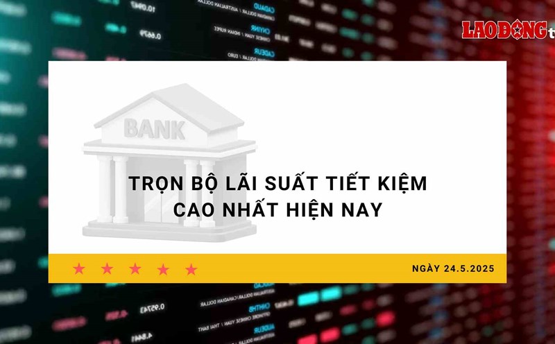 Interest rate 24.5: Full set of highest savings interest rates today