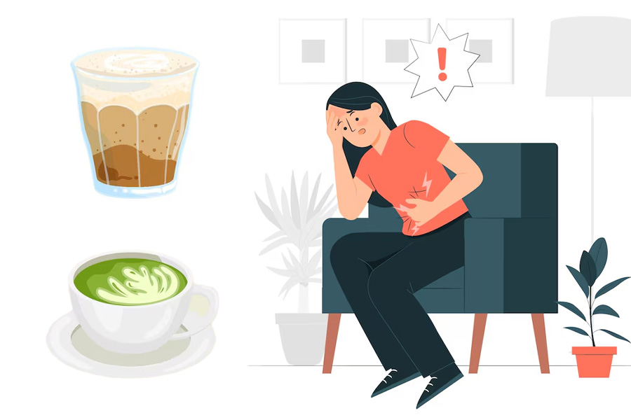 El te y el cafe pueden causar sindrome del intestino irritable. Grafico: Thien Nhan