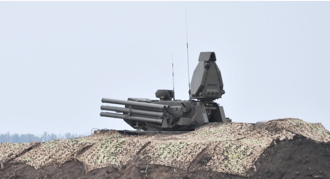 Sistema de misiles de defensa aerea Pantsir-S1 de Rusia. Foto: Sputnik