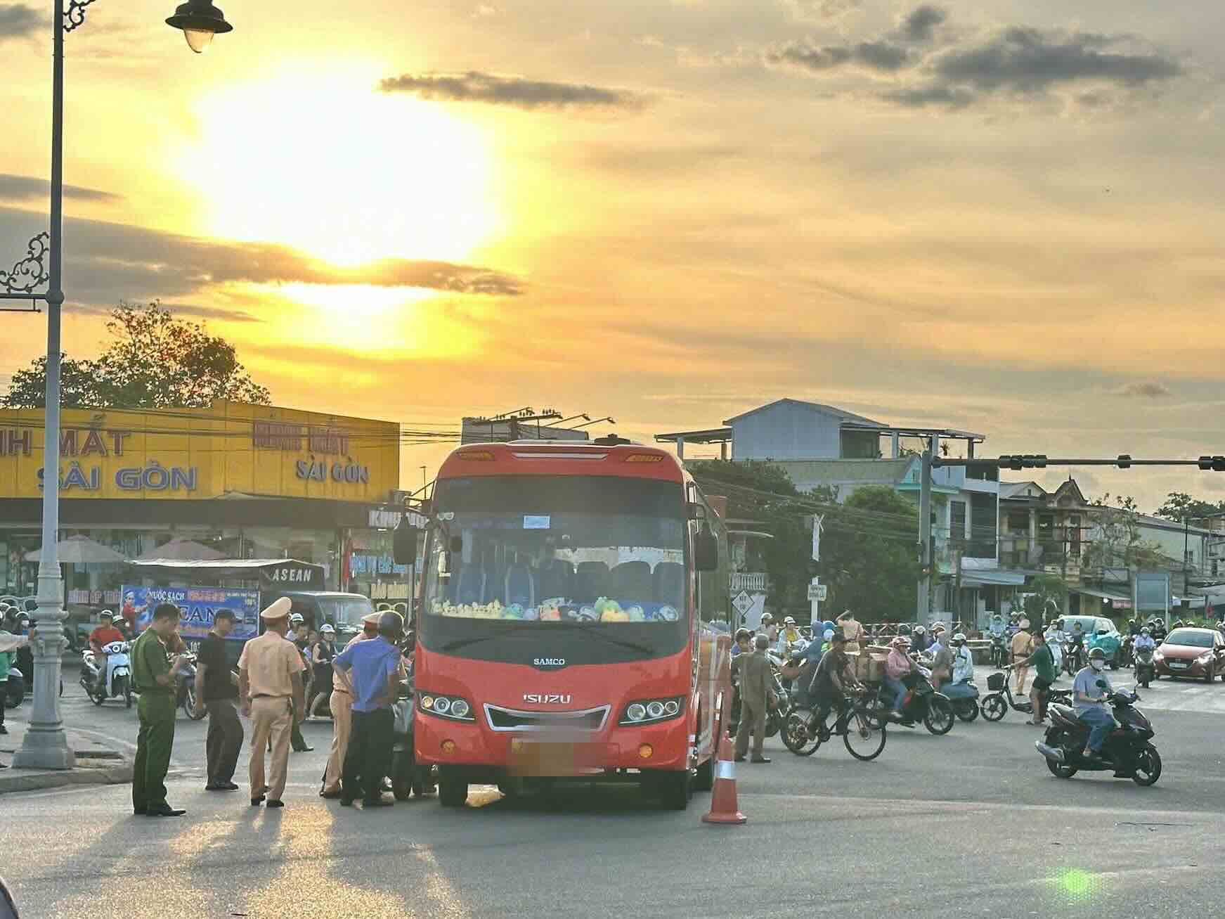 La escena del accidente. Foto: M. Nguyen.