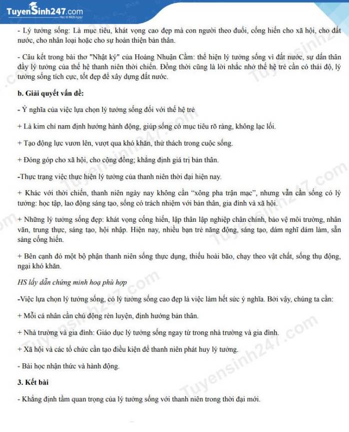 Dap an de thi mon Van vao lop 10 THPT Chuyen Khoa hoc xa hoi va nhan van Ha Noi 2025. Anh: Tuyensinh247