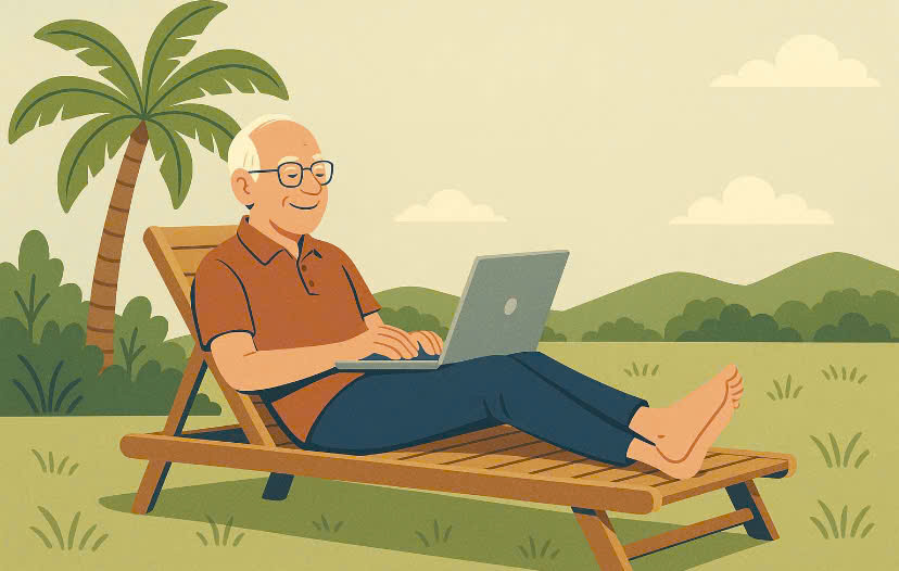 Condiciones y beneficios de la jubilacion antes de la edad bajo el decreto 135. Grafico: Huong Giang