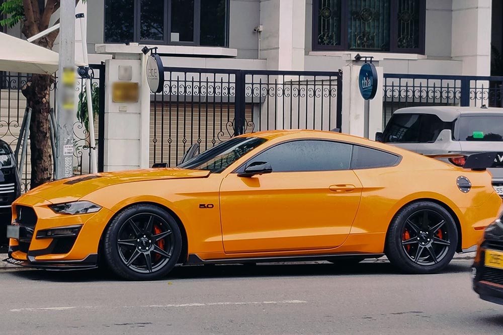 Estilo Ford Mustang unico Shelby GT500 en Hanoi. Foto: Ha Xuan Giang