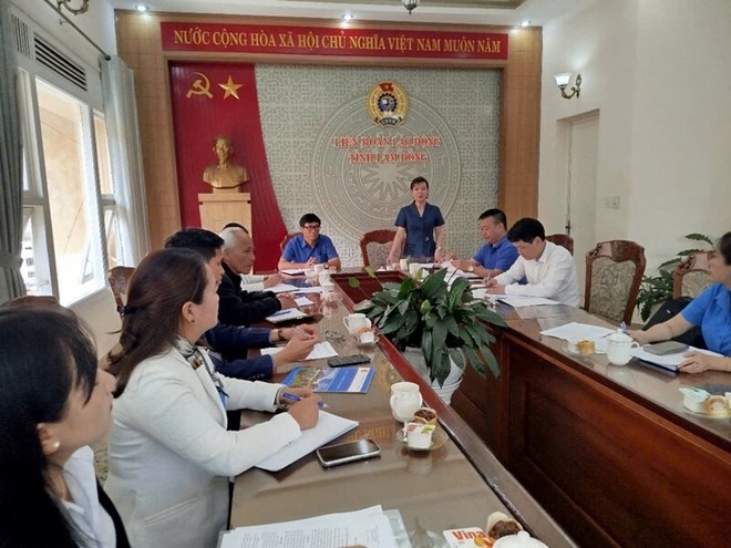 Tổng Liên đoàn Lao động Việt Nam giám sát chuyên đề về quan hệ lao động tại Lâm Đồng