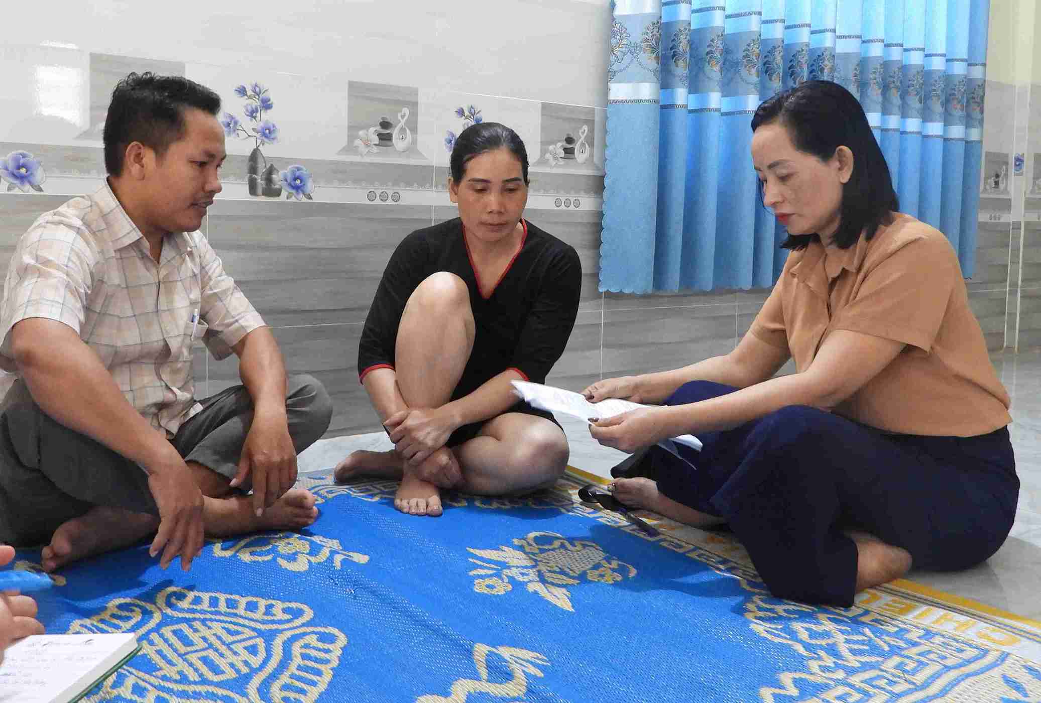 Nhieu gia dinh dong bao dan toc thieu so o xa Ea Trang da thoat ngheo, xay dung nha cua khang trang. Anh: Thanh Tuan