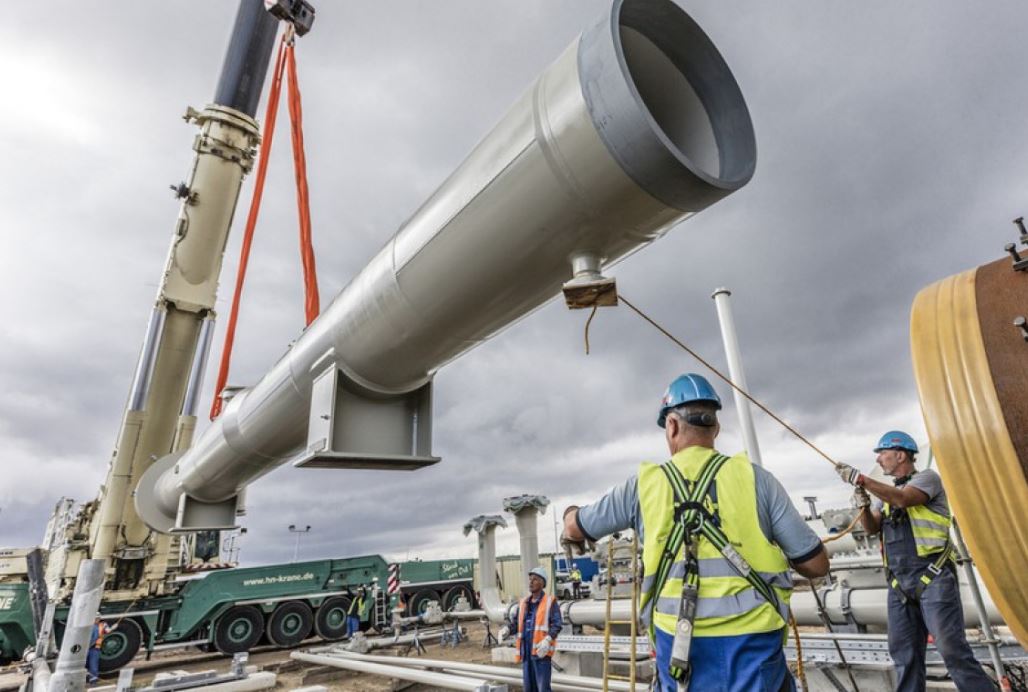Nord Stream pipeline under construction. Photo: Nord Stream 2 AG