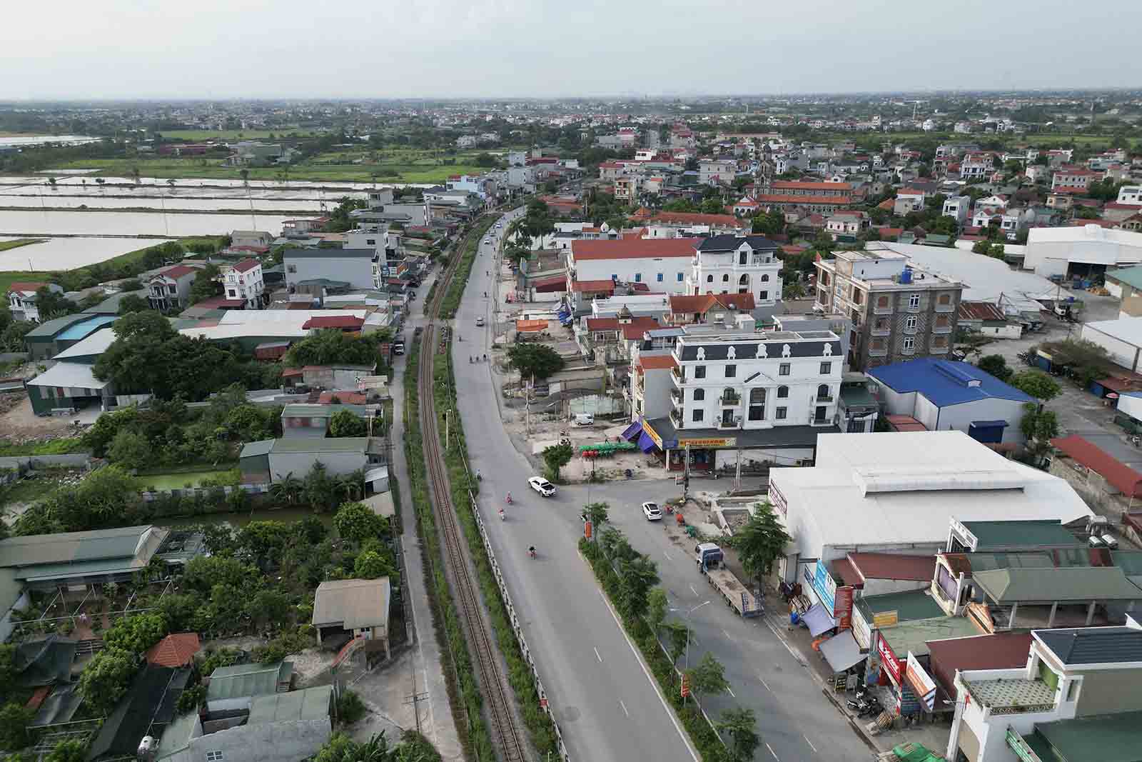Dự kiến trụ sở của 4 xã mới ở huyện Phú Xuyên. Ảnh: Hữu Chánh