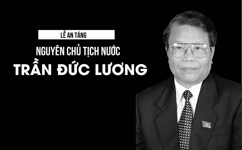 Live funeral of former President Tran Duc Luong