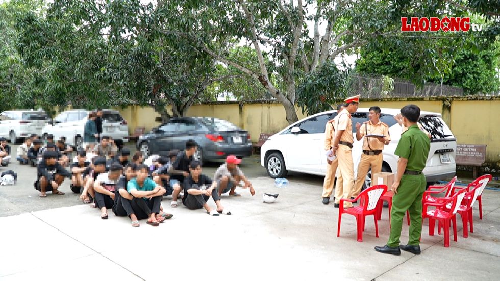 The subjects were detained by the authorities for their involvement in illegal racing gatherings.