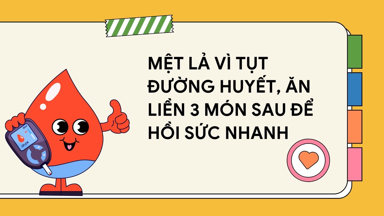 Los dulces dulces ayudan a que el azucar en la sangre se recupere rapidamente. Foto grafica: Huong Son