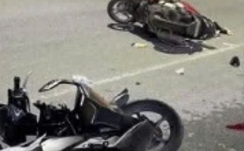 The scene of the collision that killed 2 people. Photo: Hai Phong Traffic Safety Committee
