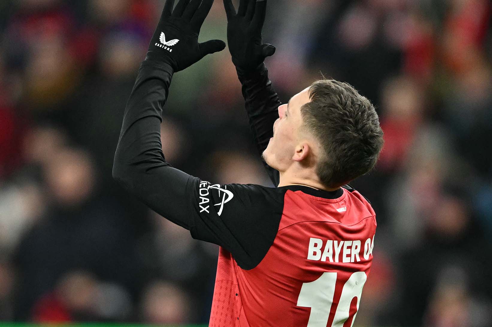 Florian Wirtz esta muy cerca de Liverpool y esta a punto de ser anunciado despues de esta temporada. Foto: AFP