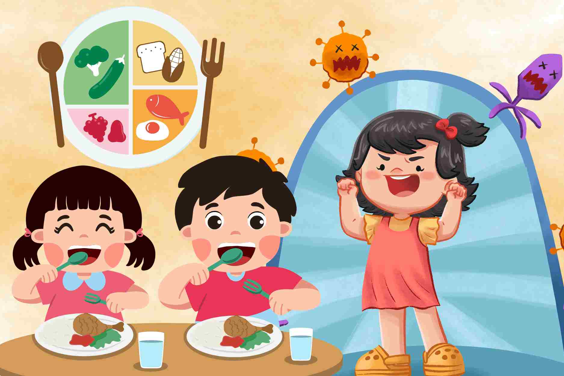 What to eat to increase immunity when infected with COVID-19