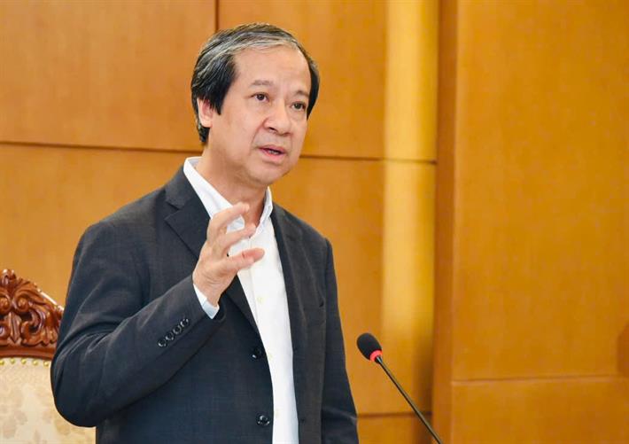 Bo truong Nguyen Kim Son. Anh: MOET 