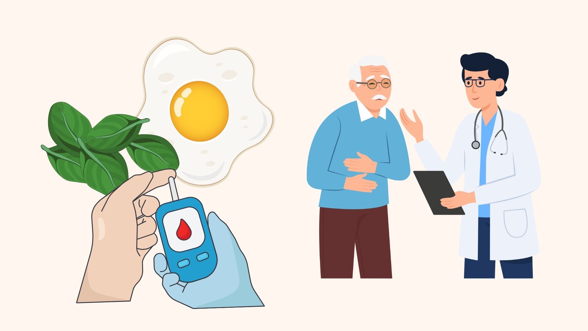 Lower blood sugar in the elderly to avoid dangerous complications. Graphics: Linh Dan