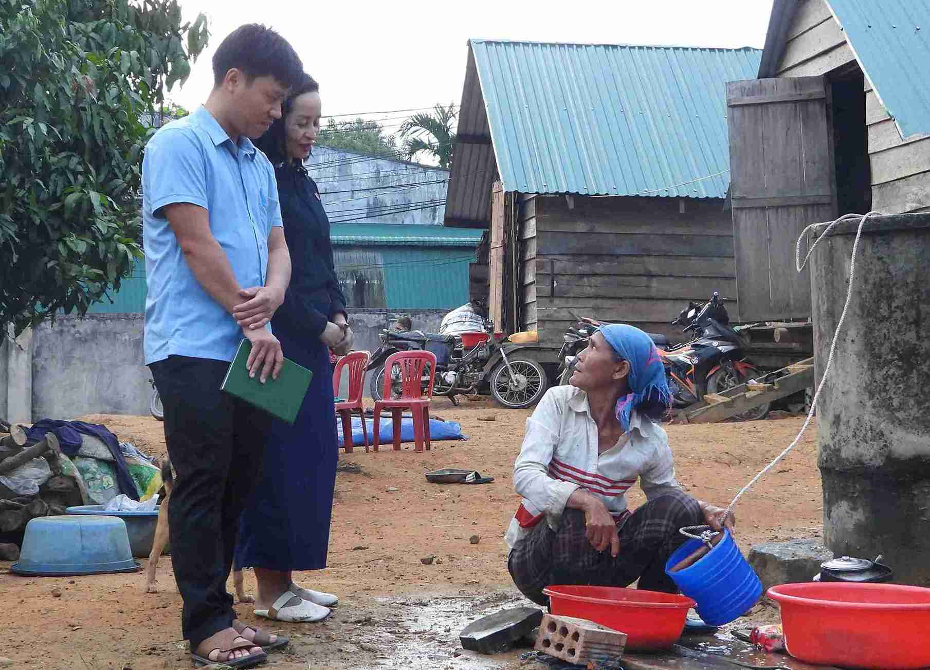 Doi song cua nguoi dan toc thieu so o cac thon, buon kho khan huyen M'Drak da ngay cang cai thien. Anh: Bao Trung
