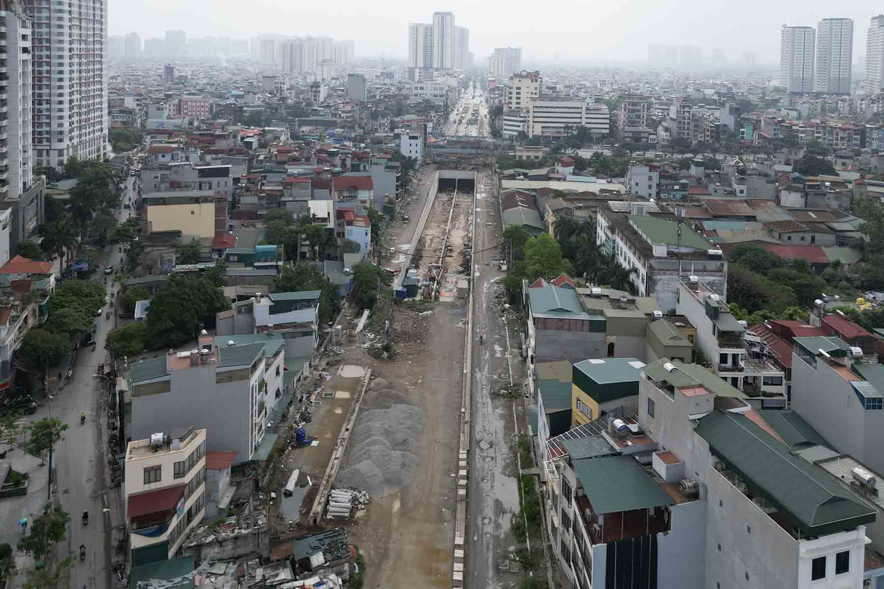 Diem cuoi du an ket noi voi ham chui Kim Dong - Giai Phong. Anh: Huu Chanh