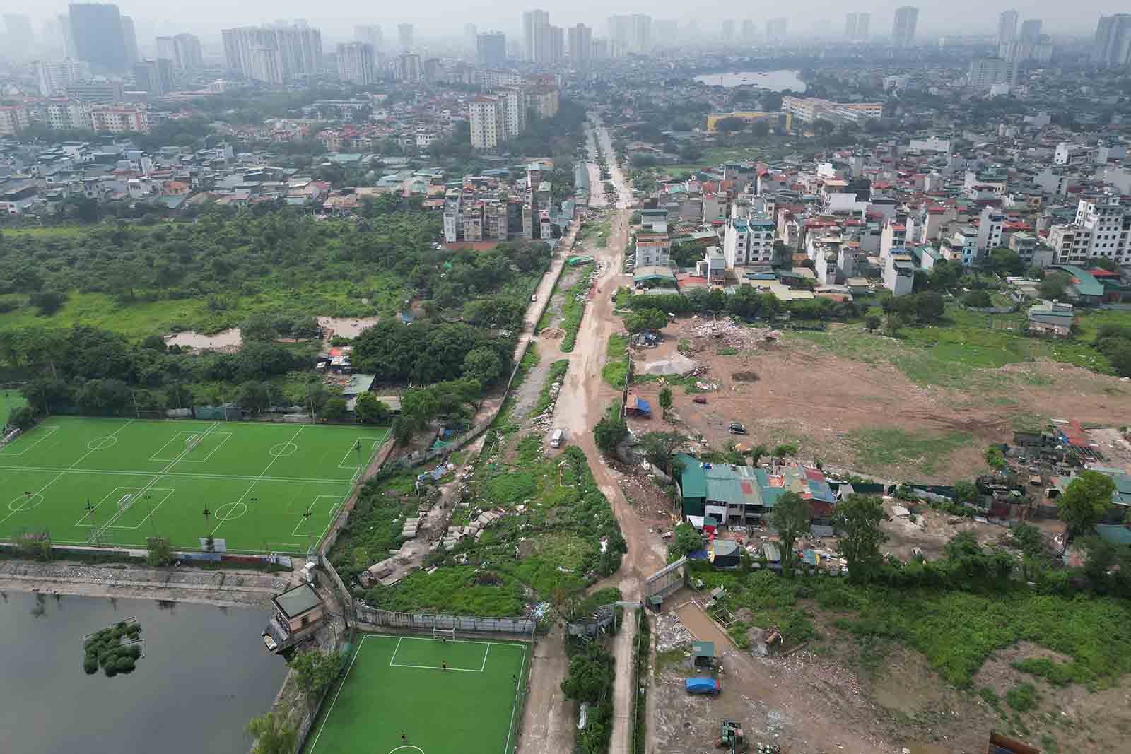 Diem dau du an tai Dam Hong. Anh: Huu Chanh