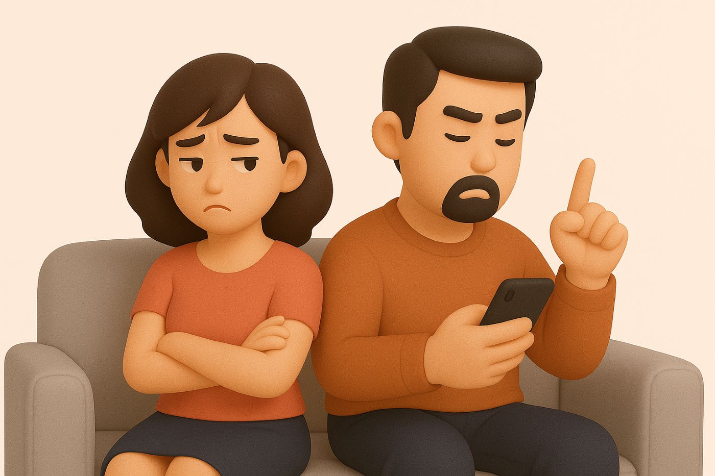 A man who is always right without caring about your emotions will make you take back. Photo: AI