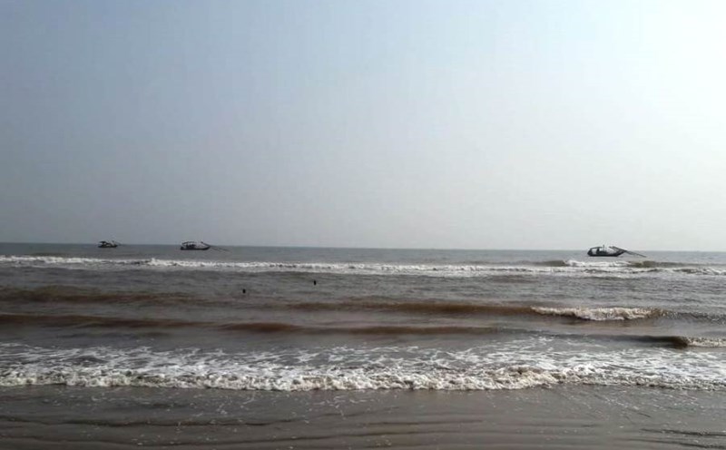 Vung Ang Sea, where the coal tanker sank, leaving 10 crew members missing. Photo: Hai Dang