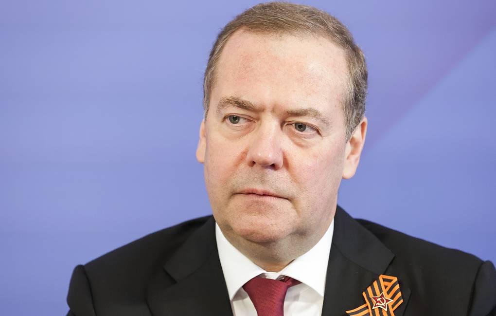 El vicepresidente del Consejo de Seguridad Ruso, Dmitry Medvedev, advirtio que estableciera una zona de amortiguacion para cubrir cerca de Ucrania. Foto: Tass