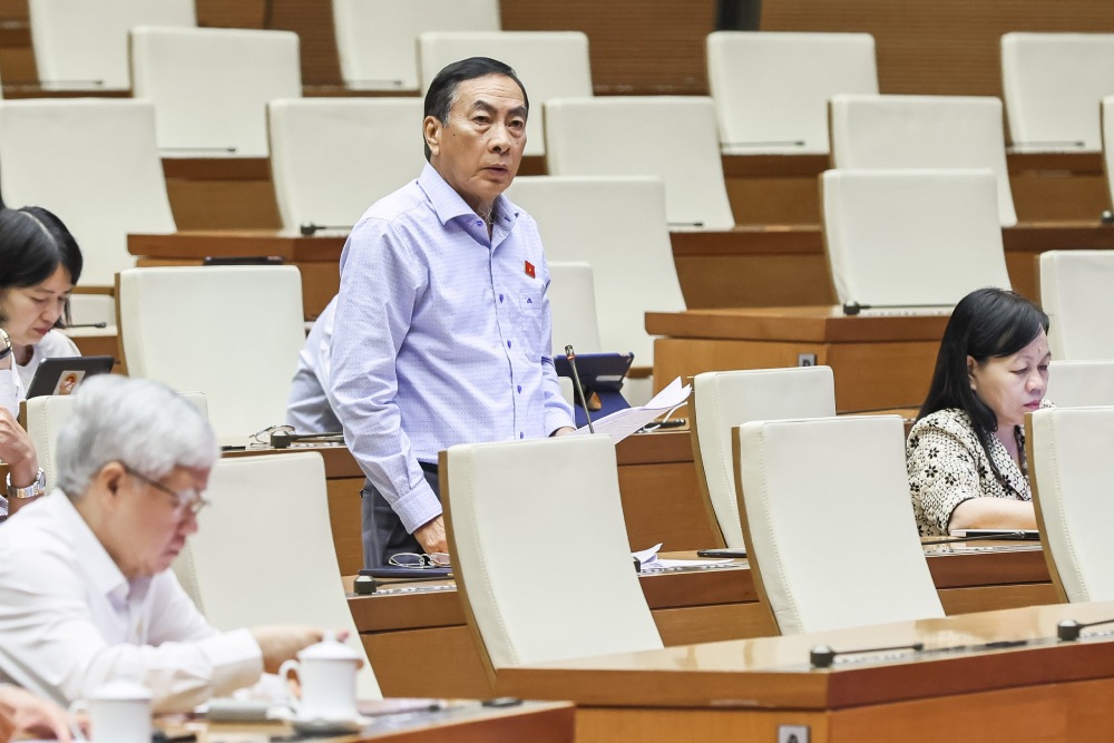 Dai bieu Pham Van Hoa. Anh: Pham Dong
