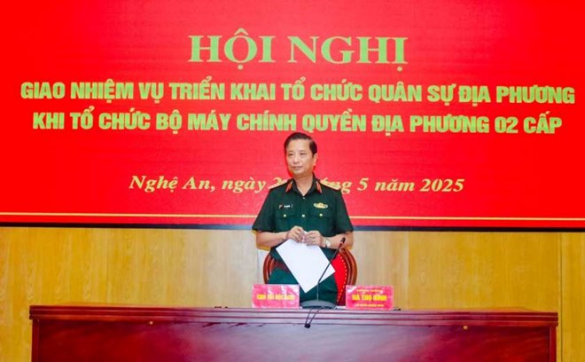 Quân khu 4 triển khai sắp xếp, tổ chức lại cơ quan quân sự địa phương