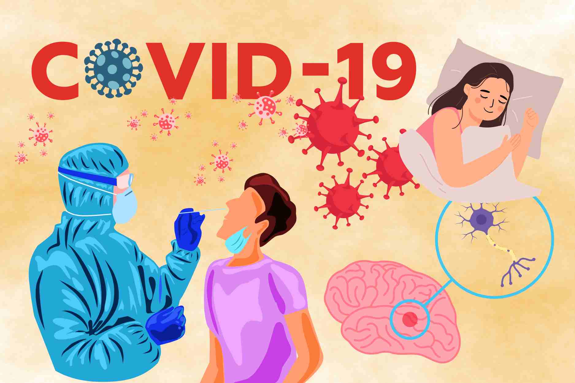 Beware of COVID-19 variants that attack neurons and sleep