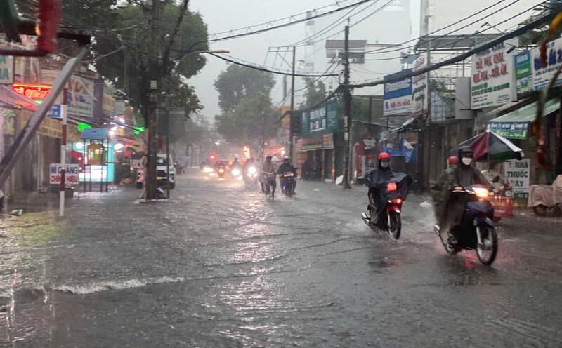 In recent days, thunderstorms have mainly occurred in the afternoon and evening in the South. Photo: Anh Tu