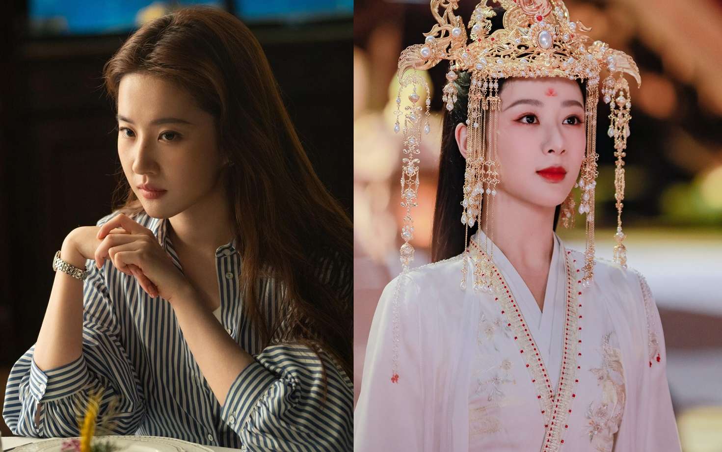 Liu Yifei and Yang Zi. Photo: VieON.