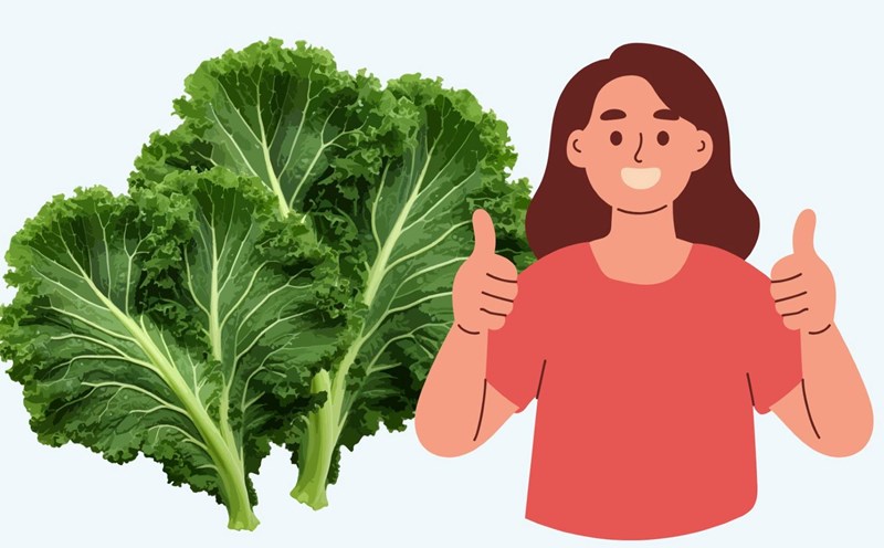 Eating kale every day is good for your health. Graphics: Thanh Thanh