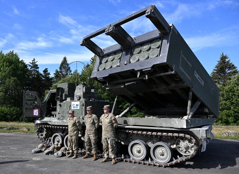 US M270 artillery. Photo: AFP