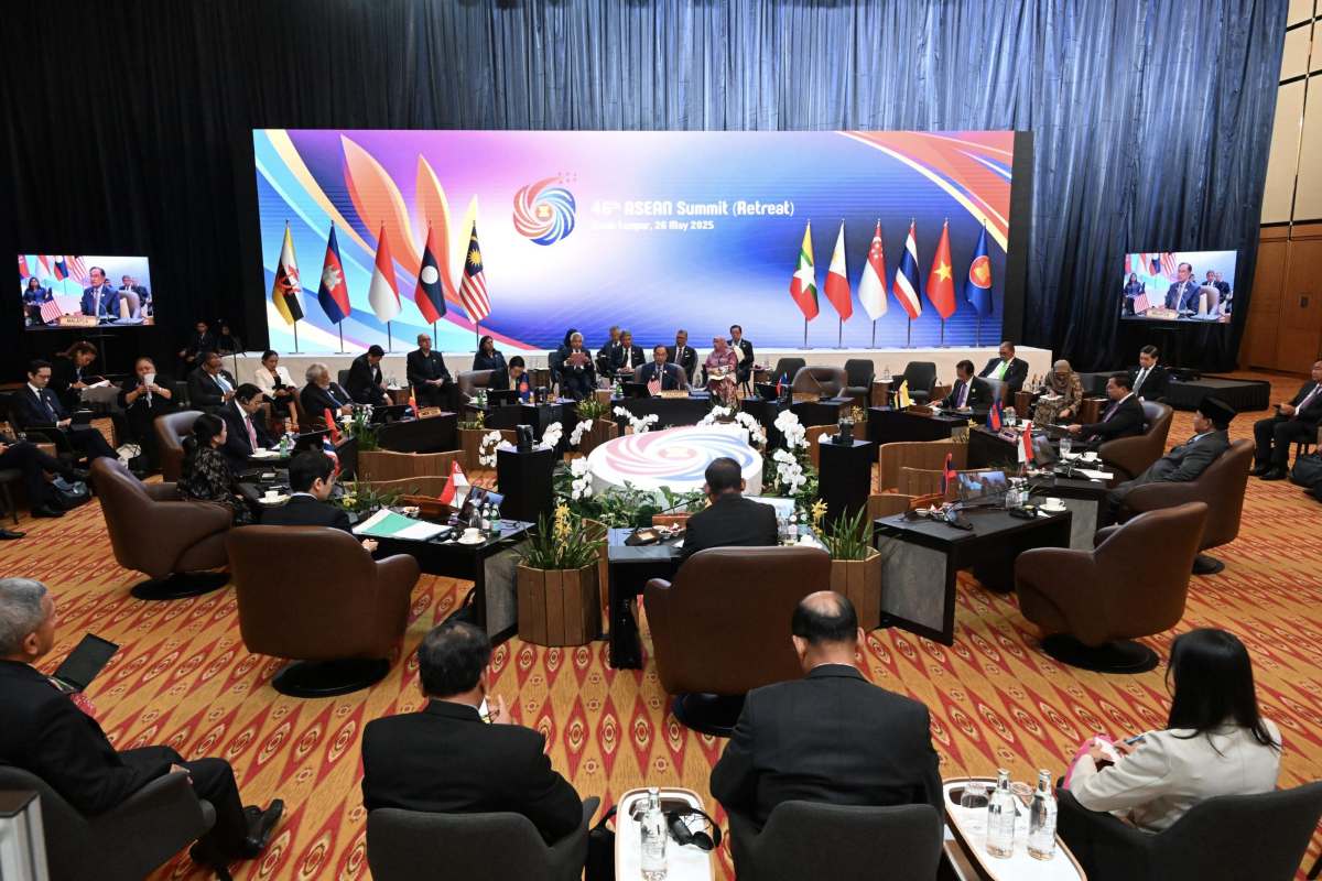 Toan canh phien hop hep Hoi nghi Cap cao ASEAN lan thu 46. Anh: VGP