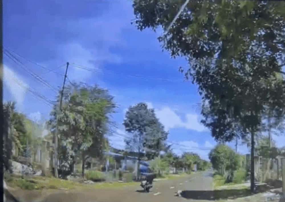 The scene of the accident caused a stir in public opinion on social networks. Photo: Bao Trung