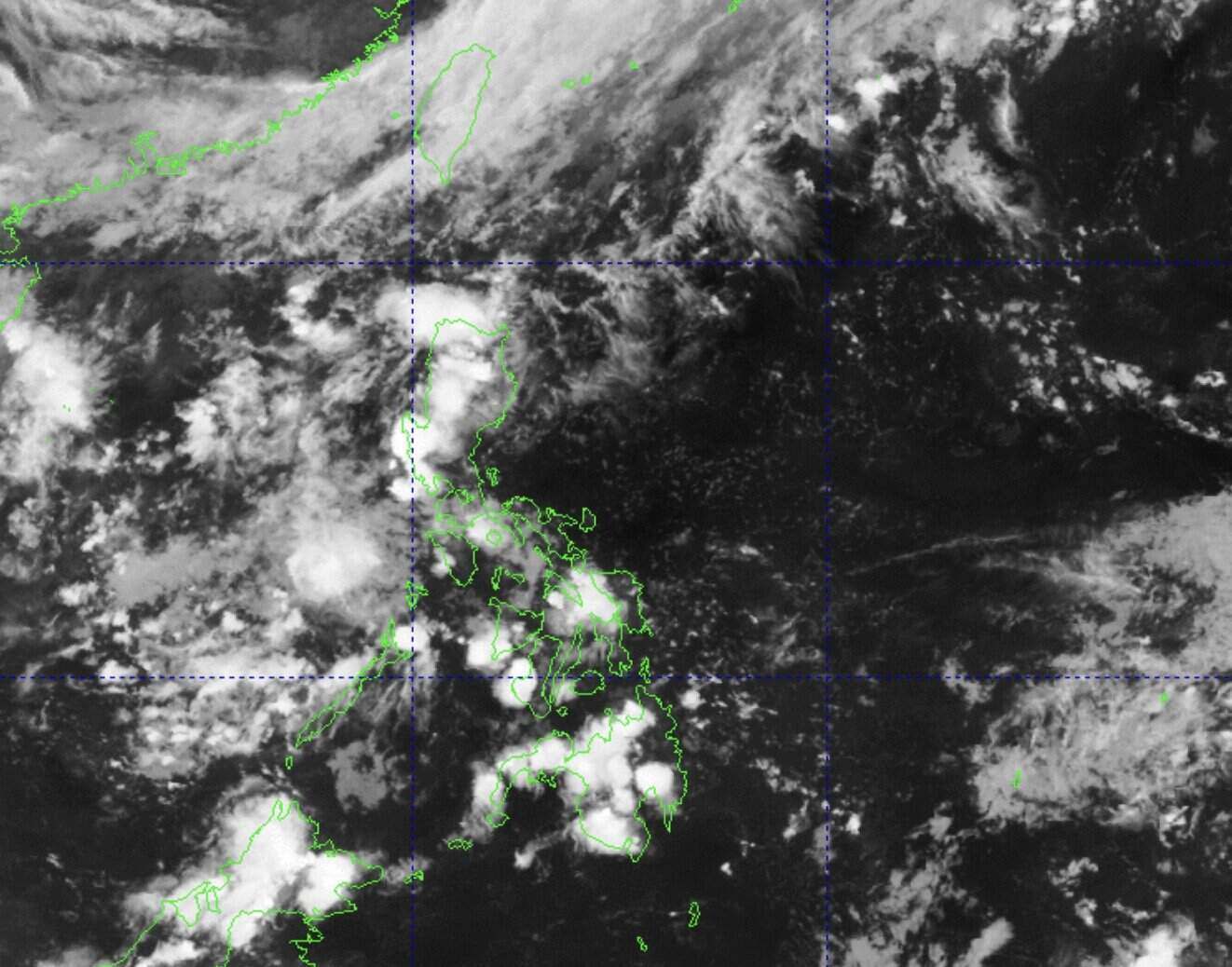 El pronostico de baja presion en el Mar del Sur de China influira durante muchos dias. Foto: Pagasa