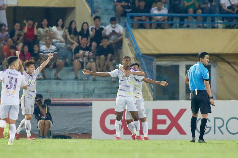 Ha Noi FC co ban thang thu 2. Anh: Minh Anh