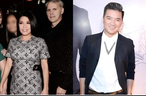 Dam Vinh Hung and Bich Tuyen and her husband. Photo: Character provided, Thanh Luan.