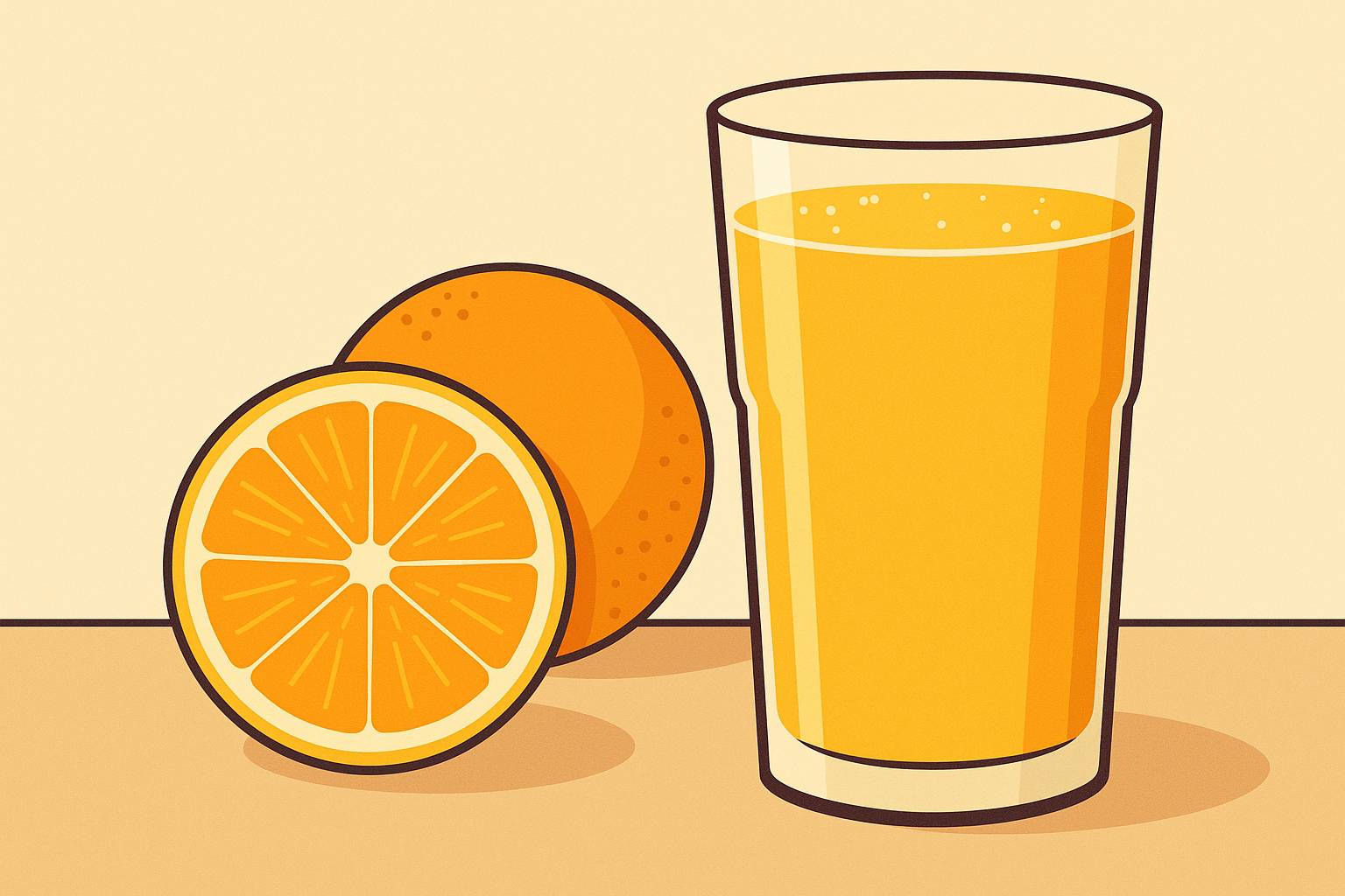 Fruit juice causes blood sugar to rise rapidly. Graphic photo: Hoang Loc