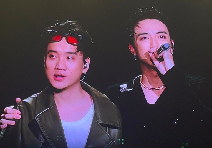 Soobin and JustaTee. Photo: Huyen Chi