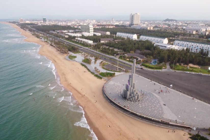 Nghinh Phong Tower, a new symbol of Phu Yen. Photo: Hoai Luan
