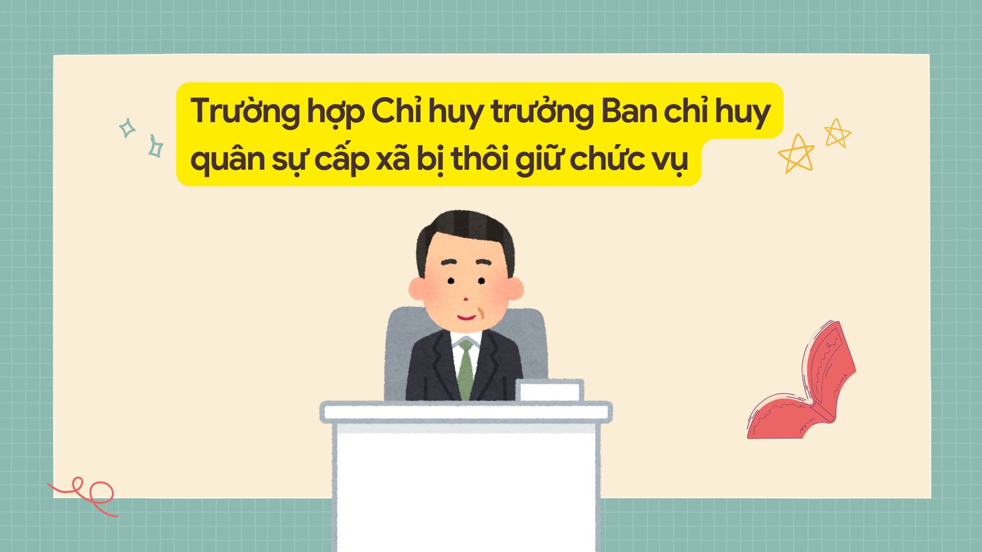 En caso de que el comandante del comando militar de la comuna se libere de la posicion
