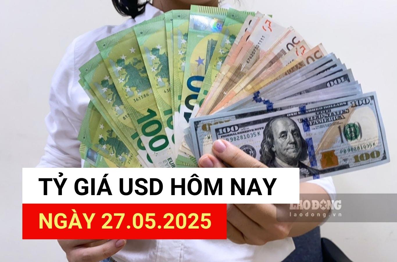 USD exchange rate today, May 27, 2025.