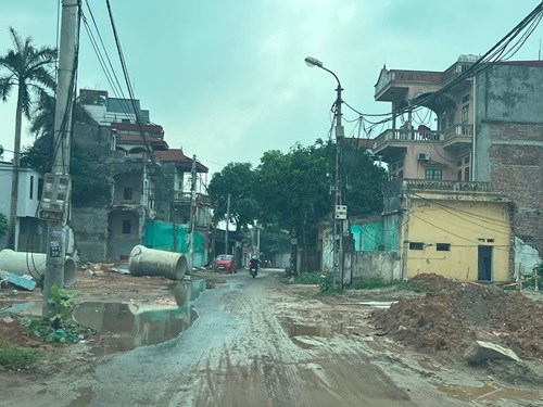 Vướng mặt bằng, 3,2km đường ở Hà Nội thi công suốt 5 năm vẫn dở dang