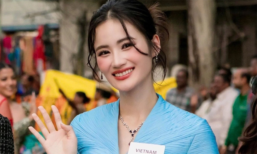 Y Nhi tai Miss World 2025. Anh: Sen Vang